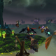 The skies over Tanaris, swarming with players.